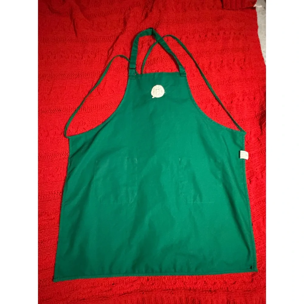 Starbucks Barista Apron Green Embroidered Siren Logo Uniform 11010737 Pockets
